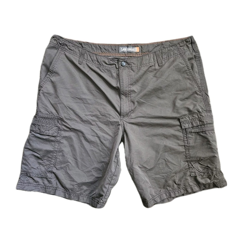 Lee Cargo Shorts Mens 42 Gray Dungarees Ripstop Utility Pocket Gorpcore Hiking